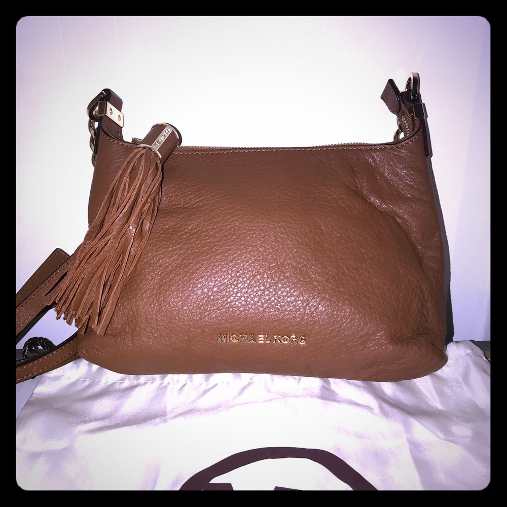 Michael Kors leather cross body purse